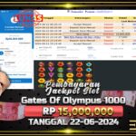 BUKTI JACKPOT SLOT GATES OF OLYMPUS 1000 TERPERCAYA DI INDONESIA TGL 22-06-2024