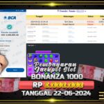 BUKTI JACKPOT SLOT SWEET BONANZA 1000 TERPERCAYA DI INDONESIA TGL 22-06-2024