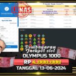 BUKTI JACKPOT SLOT GATES OF OLYMPUS 1000 TERPERCAYA DI INDONESIA TGL 13-06-2024