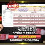 BUKTI JACKPOT TOGEL POOL SYDNEY TERPERCAYA DI INDONESIA TGL 15-06-2024